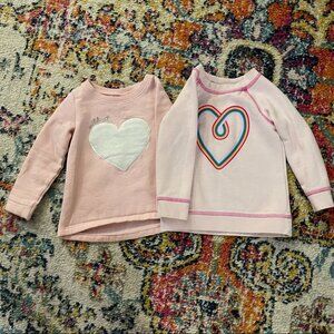 3/15$! 2T Girls Sweatshirt Lot